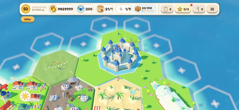 Build a castle as a wonder